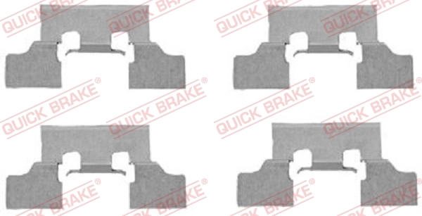 Accessory Kit, disc brake pad